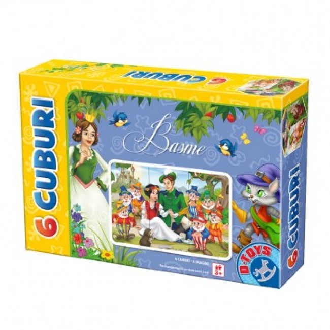 Puzzle din cuburi 6 piese