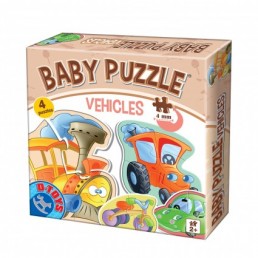 Baby puzzle vehicles