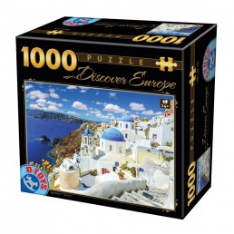 Puzzle - Descoperă Europa - 1000 Piese