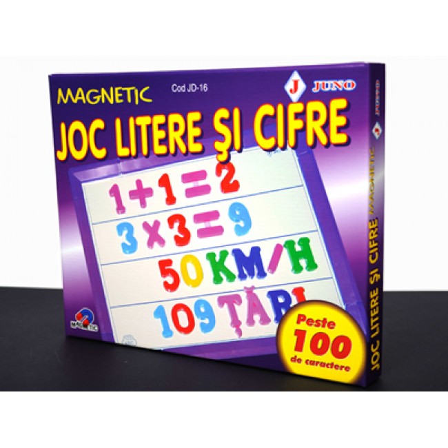 Joc magnetic litere si cifre