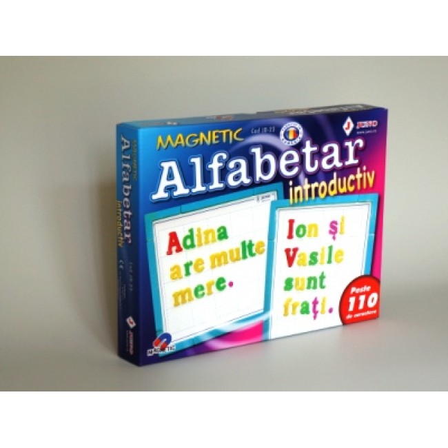 Joc magnetic alfabetar introductiv